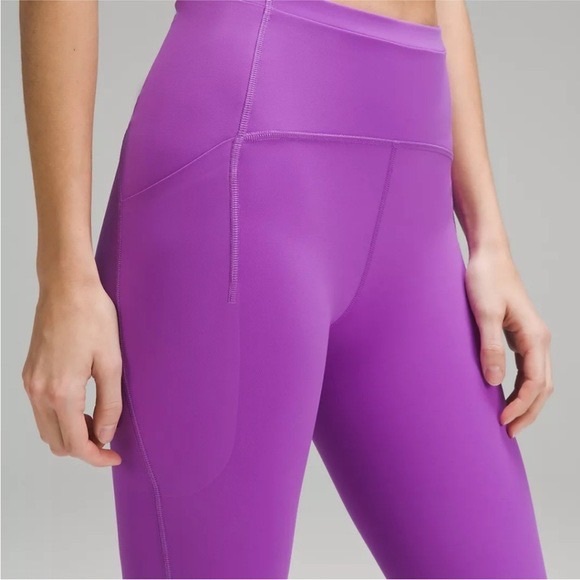 Lululemon Swift Speed High-Rise Tight 28"Moonlit Magenta size 0 - like new! - Picture 5 of 6